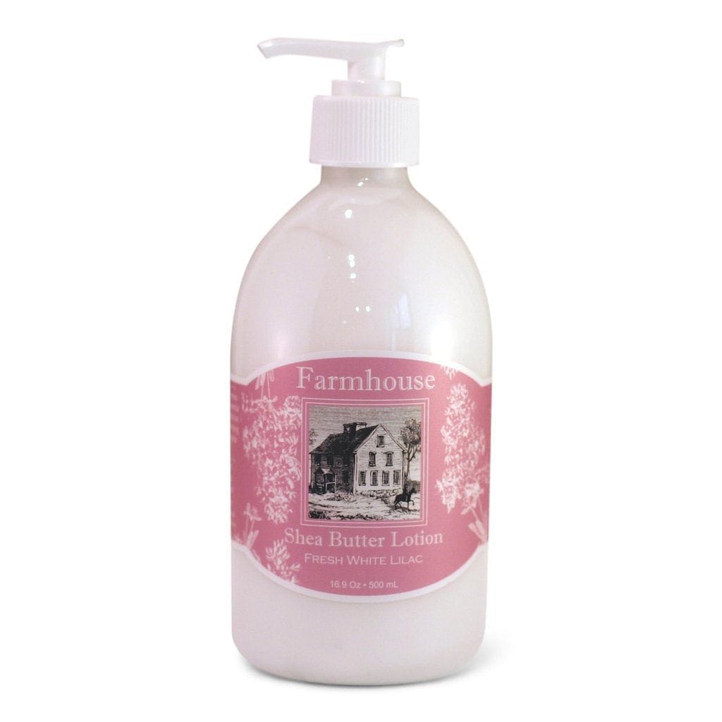 Farmhouse Hand Lotion - White Lilac 16.9 Ounce - Shelburne Country Store