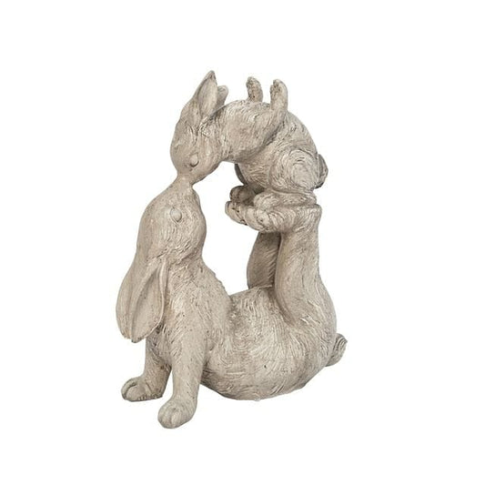 Resin Kissing Bunnies Figurine - Shelburne Country Store