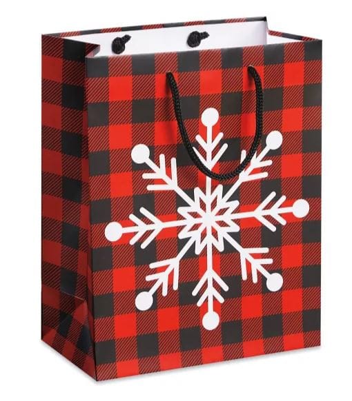 Holiday Eurototes - 8 x 4 x 10", Cub, Snowflake - Shelburne Country Store