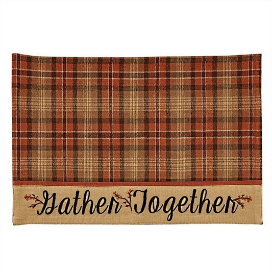 Gather Together Placemat - Border - 13" x 19" - Shelburne Country Store