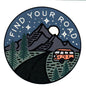 Find Your Road With Orange Van Gray Mountains Sticker - Shelburne Country Store