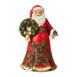 Santa Holding Holly Wreath - Shelburne Country Store