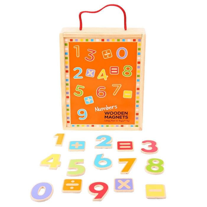 Wooden Magnetic Numbers And Symbols - Shelburne Country Store