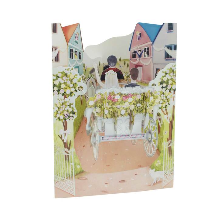 Wedding Carriage  - Swing Card - Shelburne Country Store