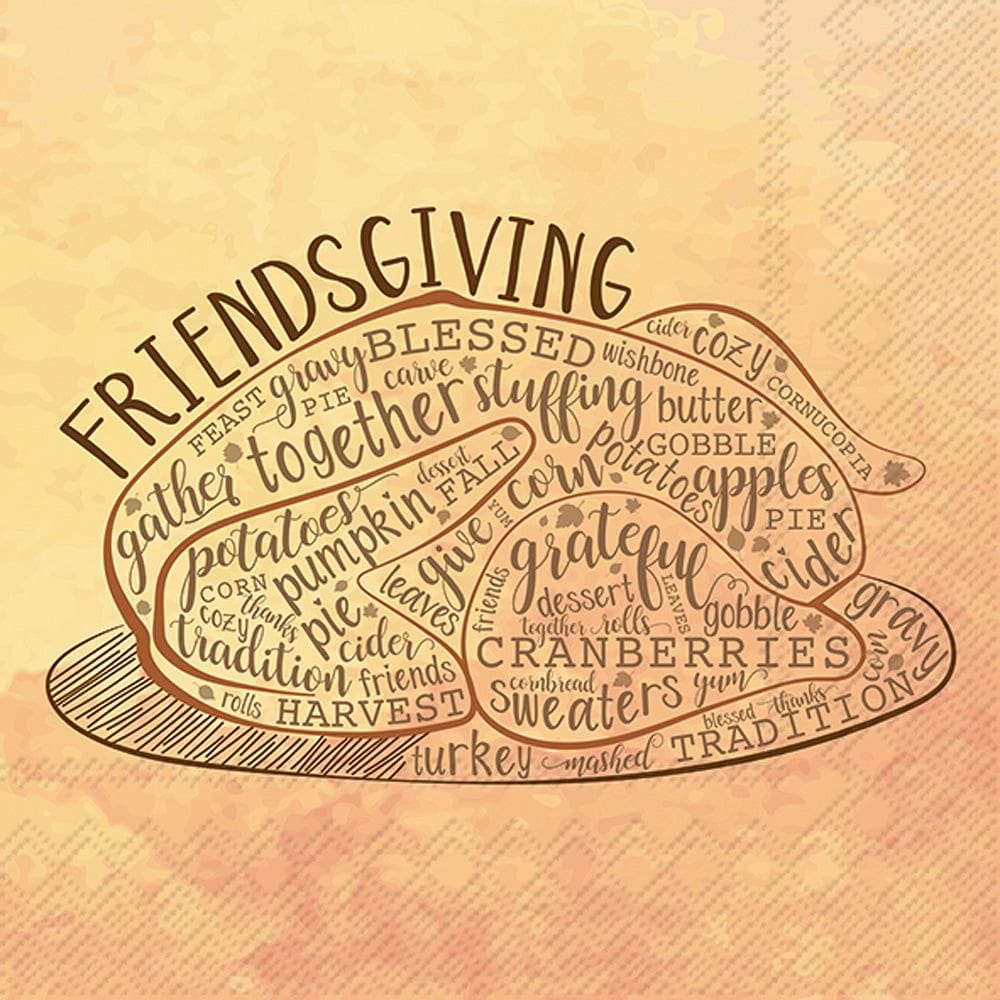 Friendsgiving Cocktail Napkin - Shelburne Country Store