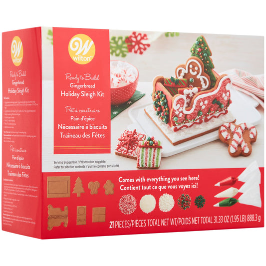 Ready to Build - Gingerbread Sleigh Kit - Shelburne Country Store