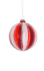 Peppermint Swirl Ornament - Round - Shelburne Country Store