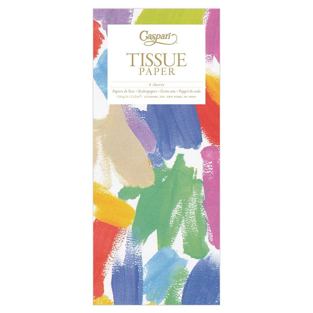 Caspari Brushstroke Tissue Paper - Shelburne Country Store