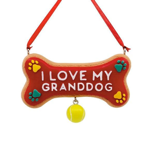 I Love My Granddog Ornament - Shelburne Country Store