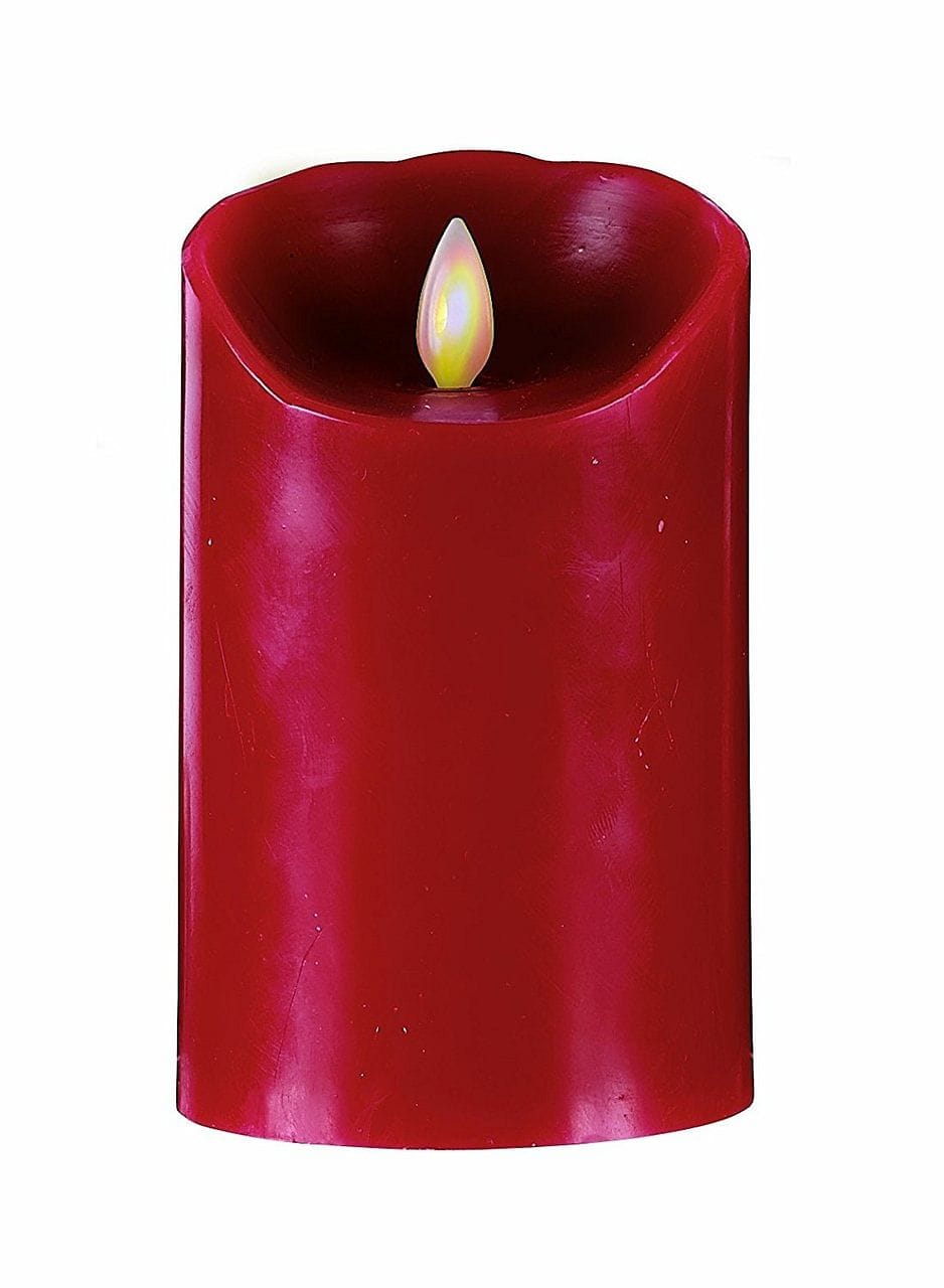 Mystique Flameless Candle 5 inch Real Wax Pillar Candle - - Shelburne Country Store