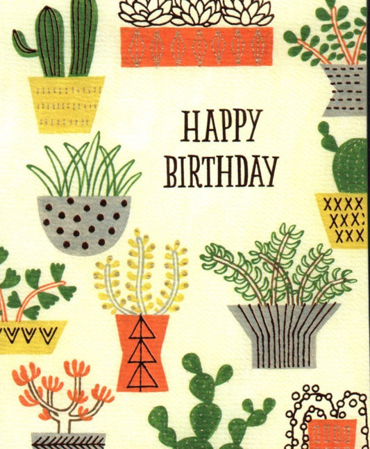 Happy Birthday Plants Card - Shelburne Country Store