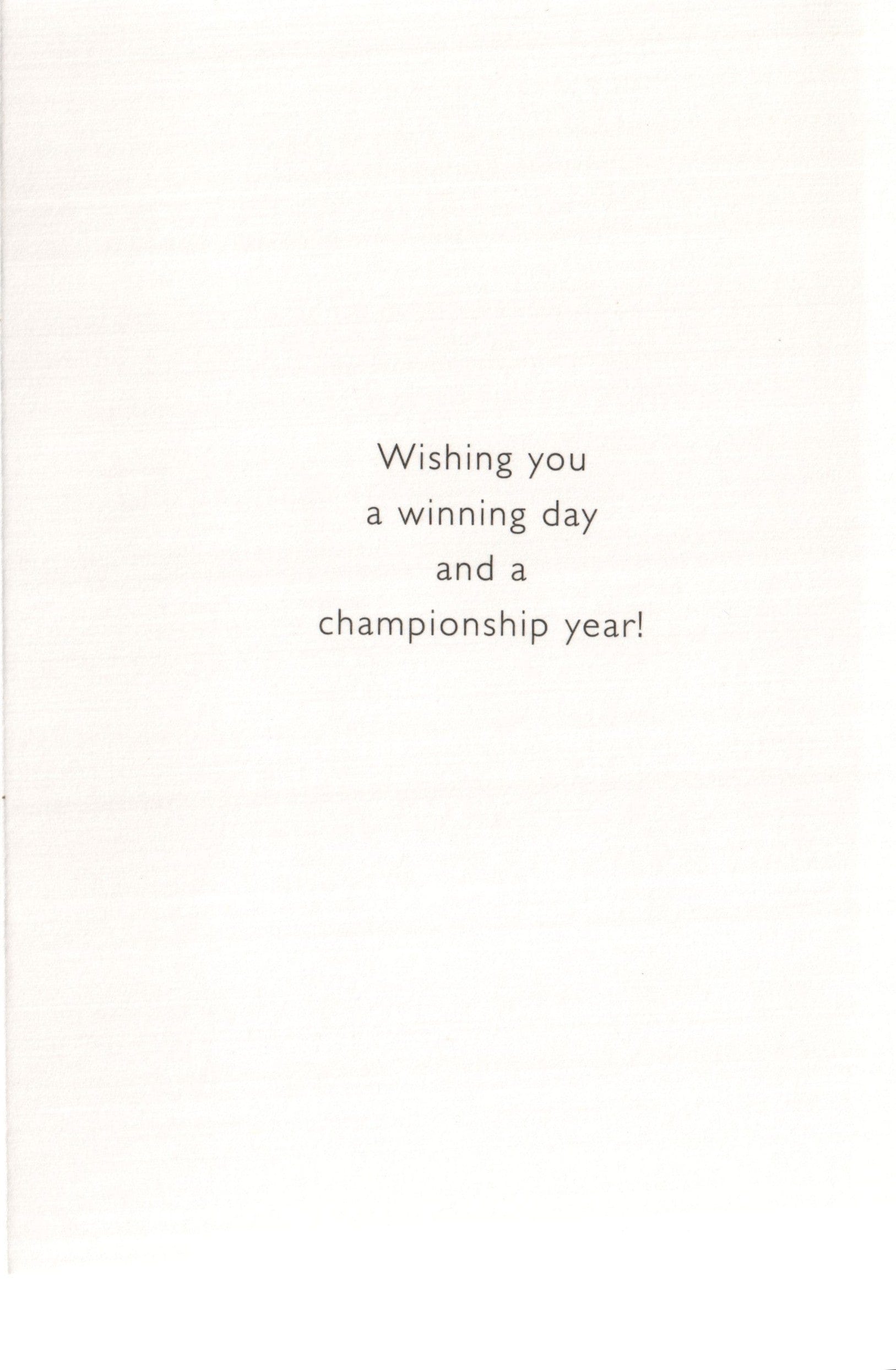 Birthday Card - Brother A Championship Year - Shelburne Country Store