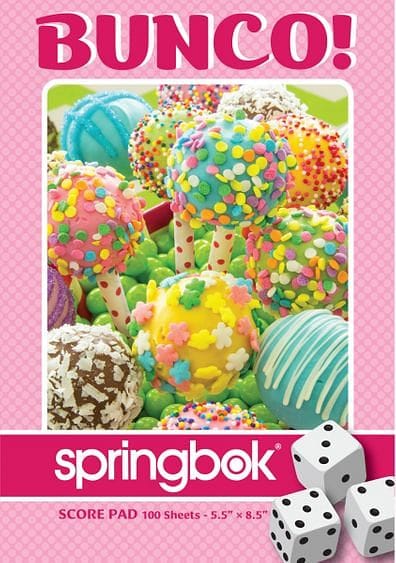 Bridge Score Sheets - Bunco Cake Pops - Shelburne Country Store