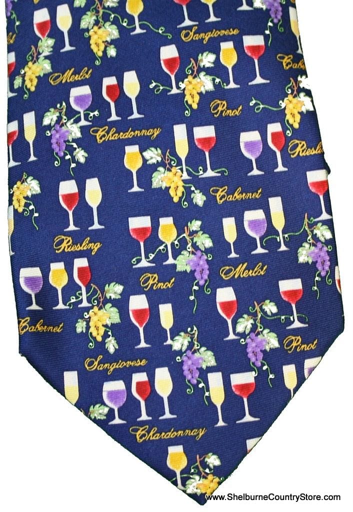 Wine Bar Necktie - Shelburne Country Store