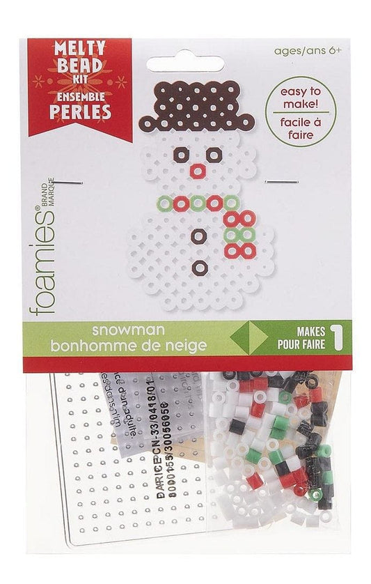 Foamies Melty Beads Kit: Snowman - Shelburne Country Store