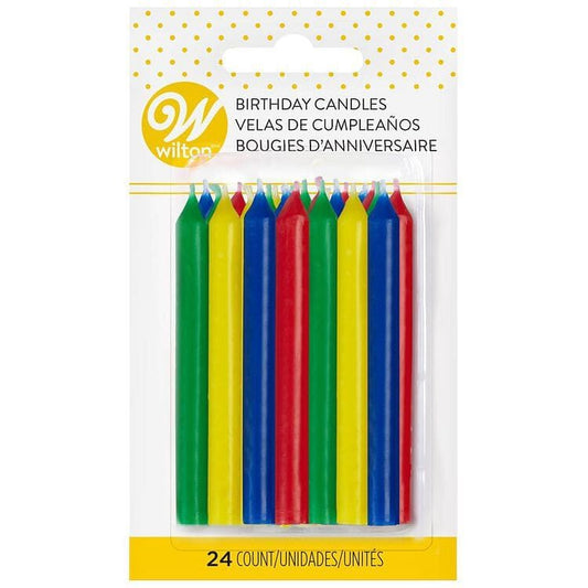 Celebration Birthday Candles - Rainbow 24 Count - Shelburne Country Store