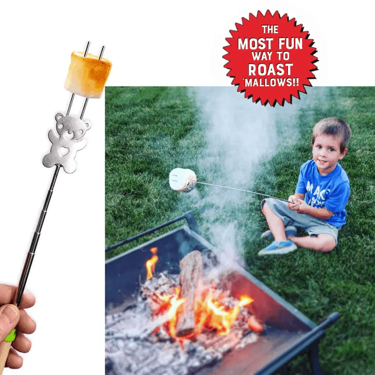 S'Mores Bear Marshmallow Roasting Forks - Shelburne Country Store