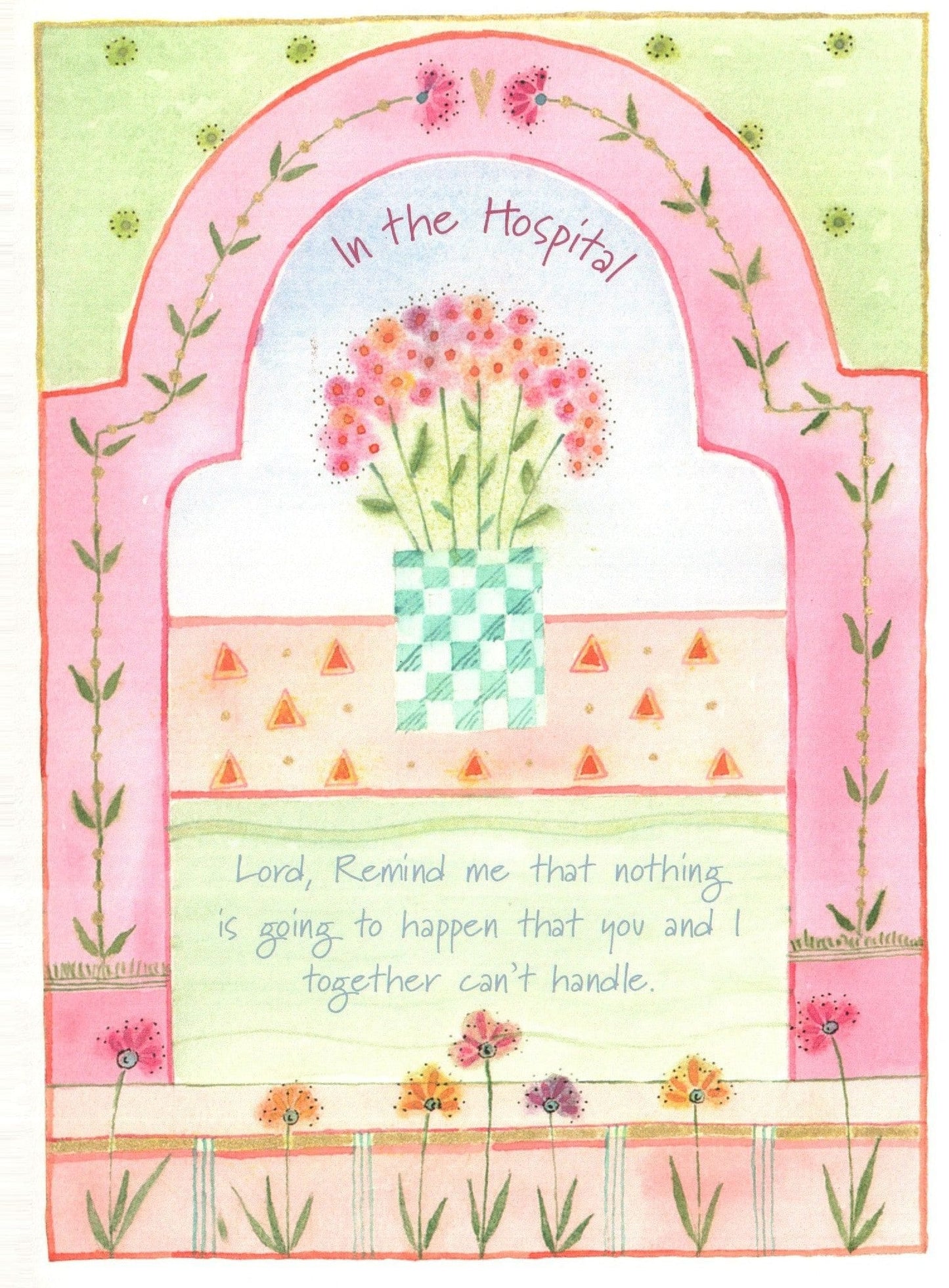 Water Color Get Well Soon Card - Shelburne Country Store