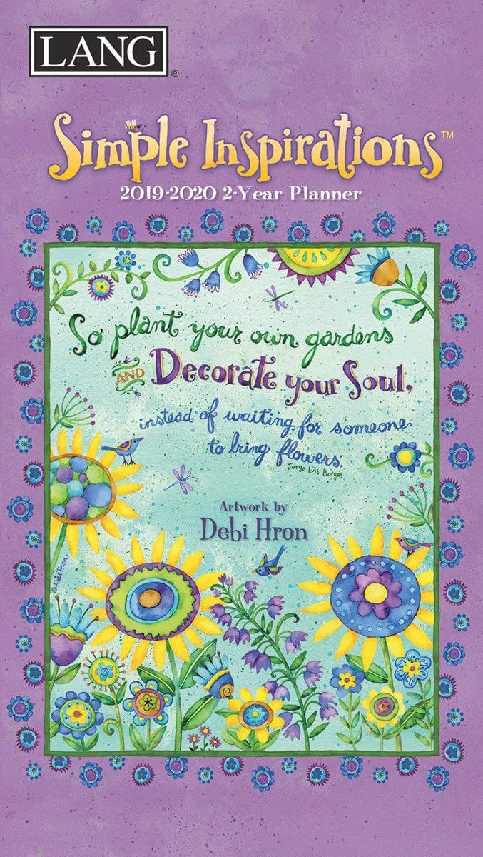 2019 Simple Inspirations 2 Year Planner - Shelburne Country Store