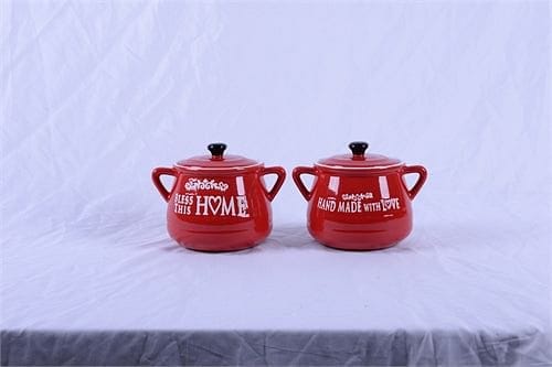 Stoneware Nostalgia Christmas Pot - - Shelburne Country Store