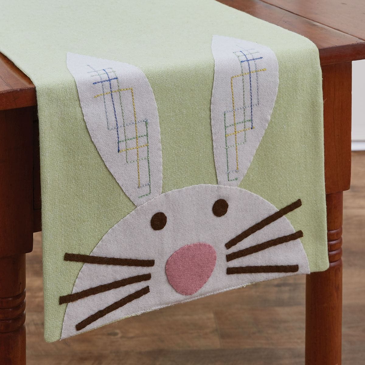 Bunny Felt Table Runner - 42"L - Shelburne Country Store