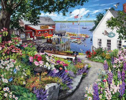 Coastal Cottage - 1000 Piece Jigsaw Puzzle - Shelburne Country Store