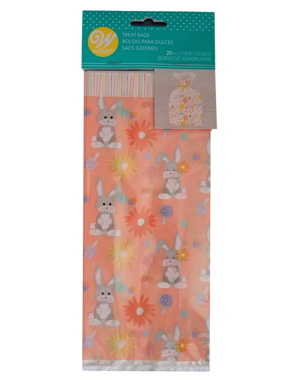 Bunny Flower Standard Treat Bag   20CT - Shelburne Country Store