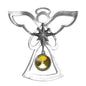 Pewter Angel Ornament with Birthstone - - Shelburne Country Store