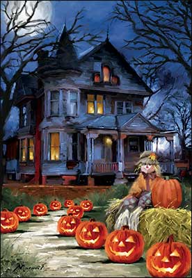 Hauntingly Happy Halloween Card - Shelburne Country Store