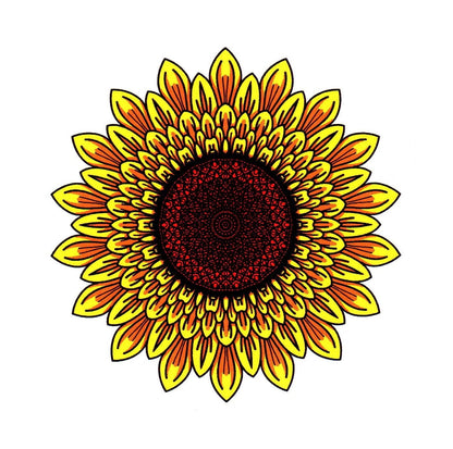 Sunflower Sticker - Shelburne Country Store