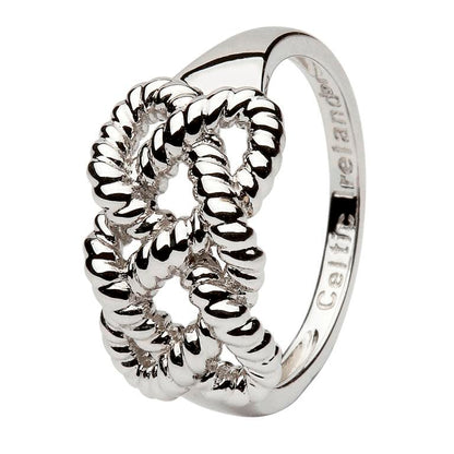 Sterling Silver Fisherman's Knot Ring - - Shelburne Country Store