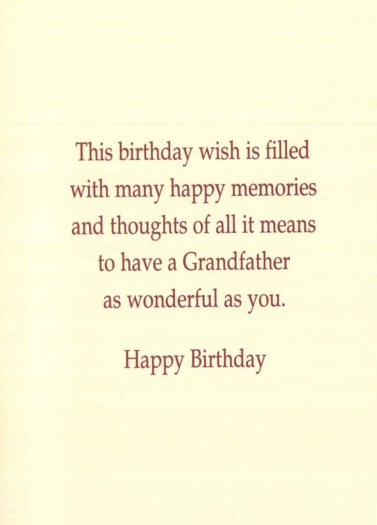 Floral Grandfather Birthday Card - Shelburne Country Store