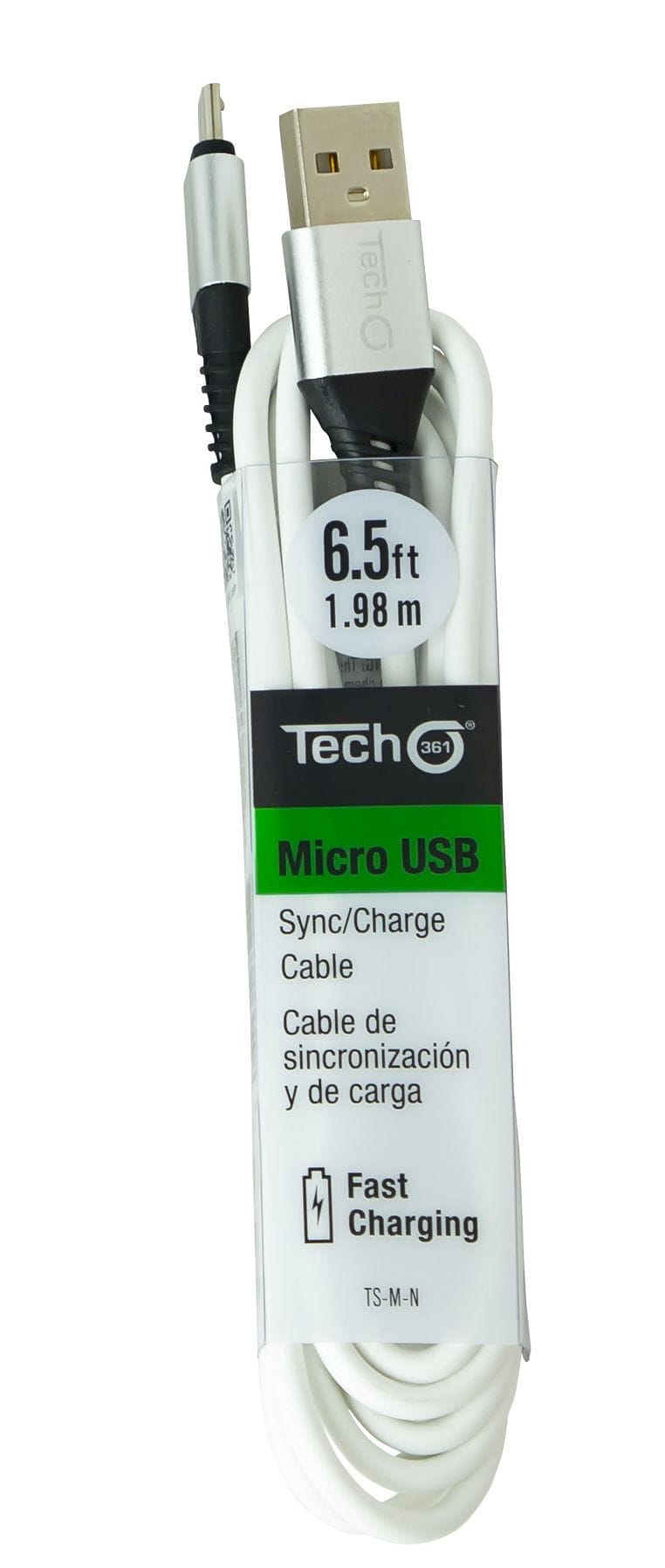 Micro USB 6.5 foot Sync/Charge Cable - - Shelburne Country Store