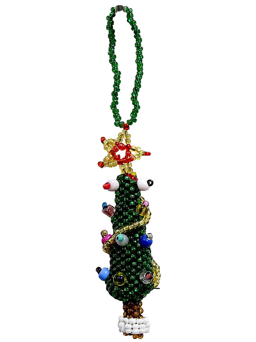 Seed Bead Christmas Tree Ornament - Shelburne Country Store