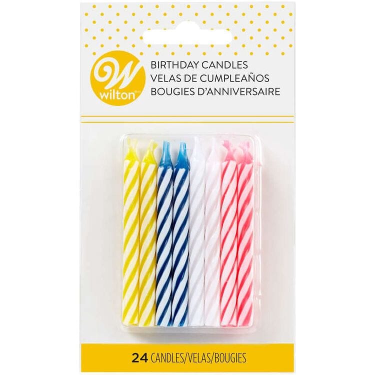 Celebration Birthday Candles  - Assorted 24 Count - Shelburne Country Store