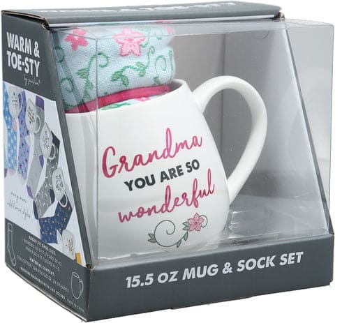 Grandma - 15.5 oz Mug and Sock Set - Shelburne Country Store