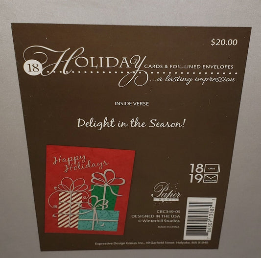 Holiday Luxury Favorites 18 Card Box - Christmas Presents - Shelburne Country Store