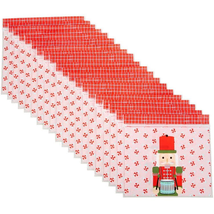 Nutcracker Resealable Treat Bags - 20 pc - Shelburne Country Store