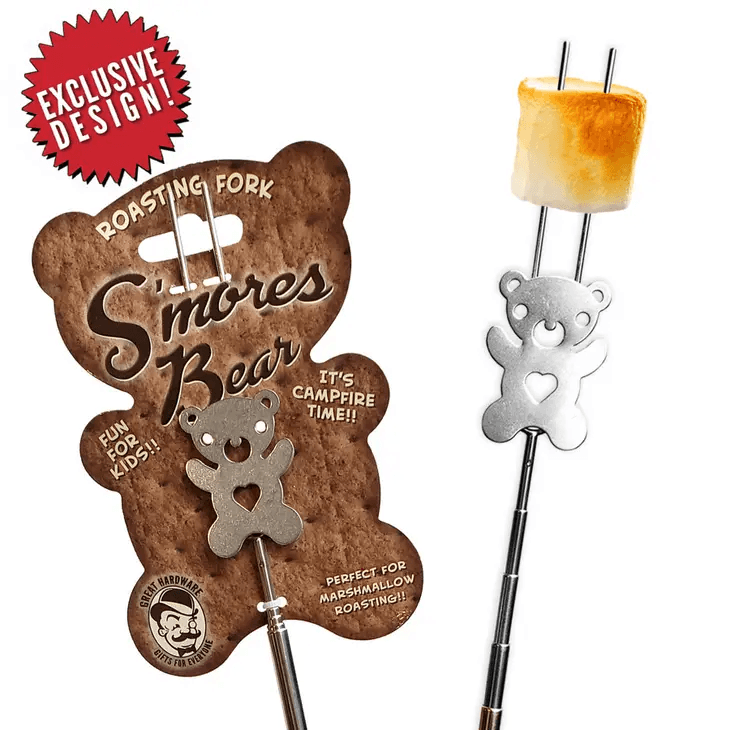 S'Mores Bear Marshmallow Roasting Forks - Shelburne Country Store