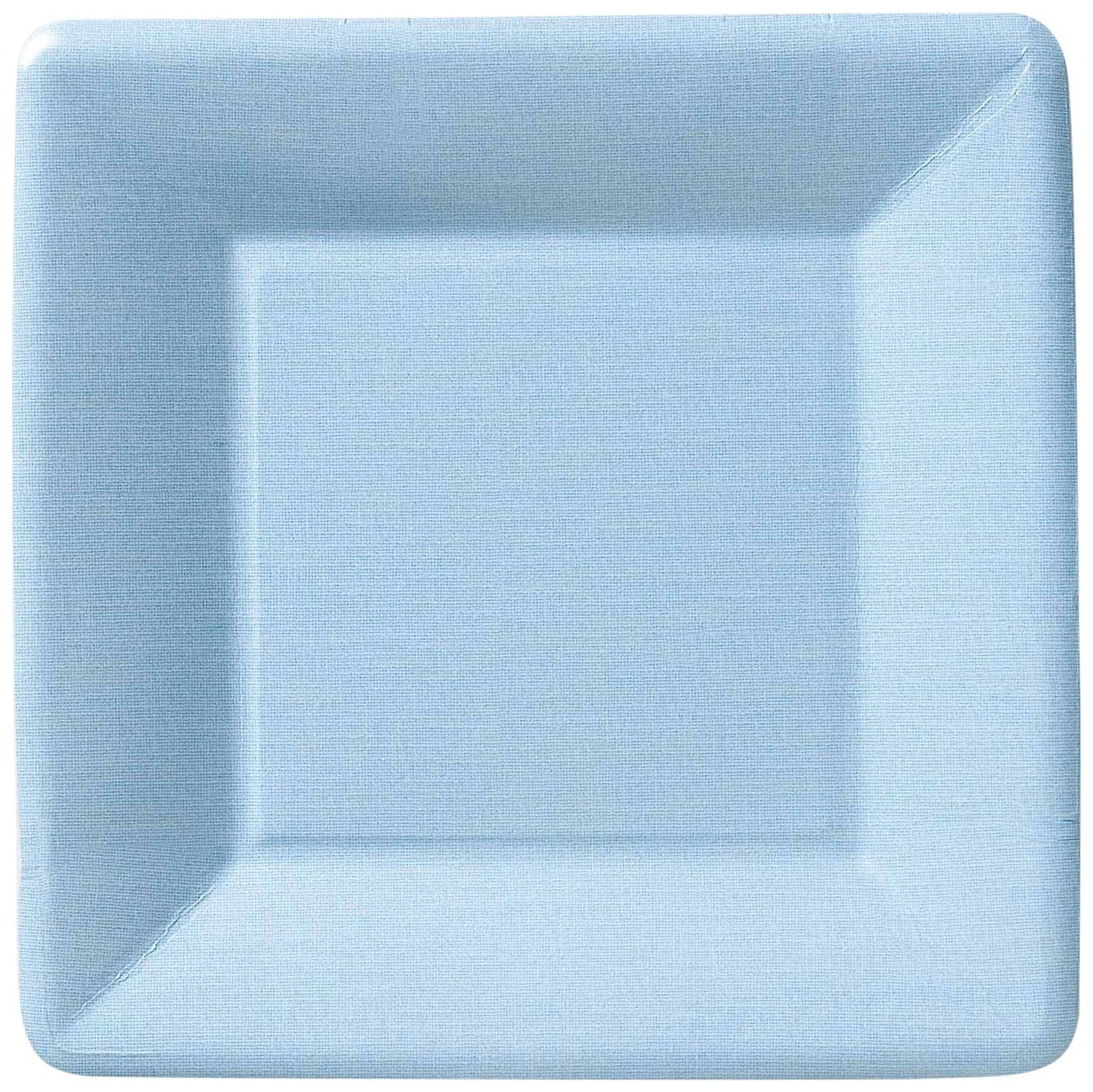 Classic Linen Light Blue Plate - - Shelburne Country Store