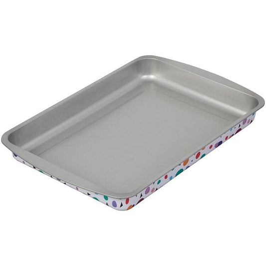Bake and Bring Geometric Print Non-Stick 13 x 9 Inch Oblong Pan - Shelburne Country Store