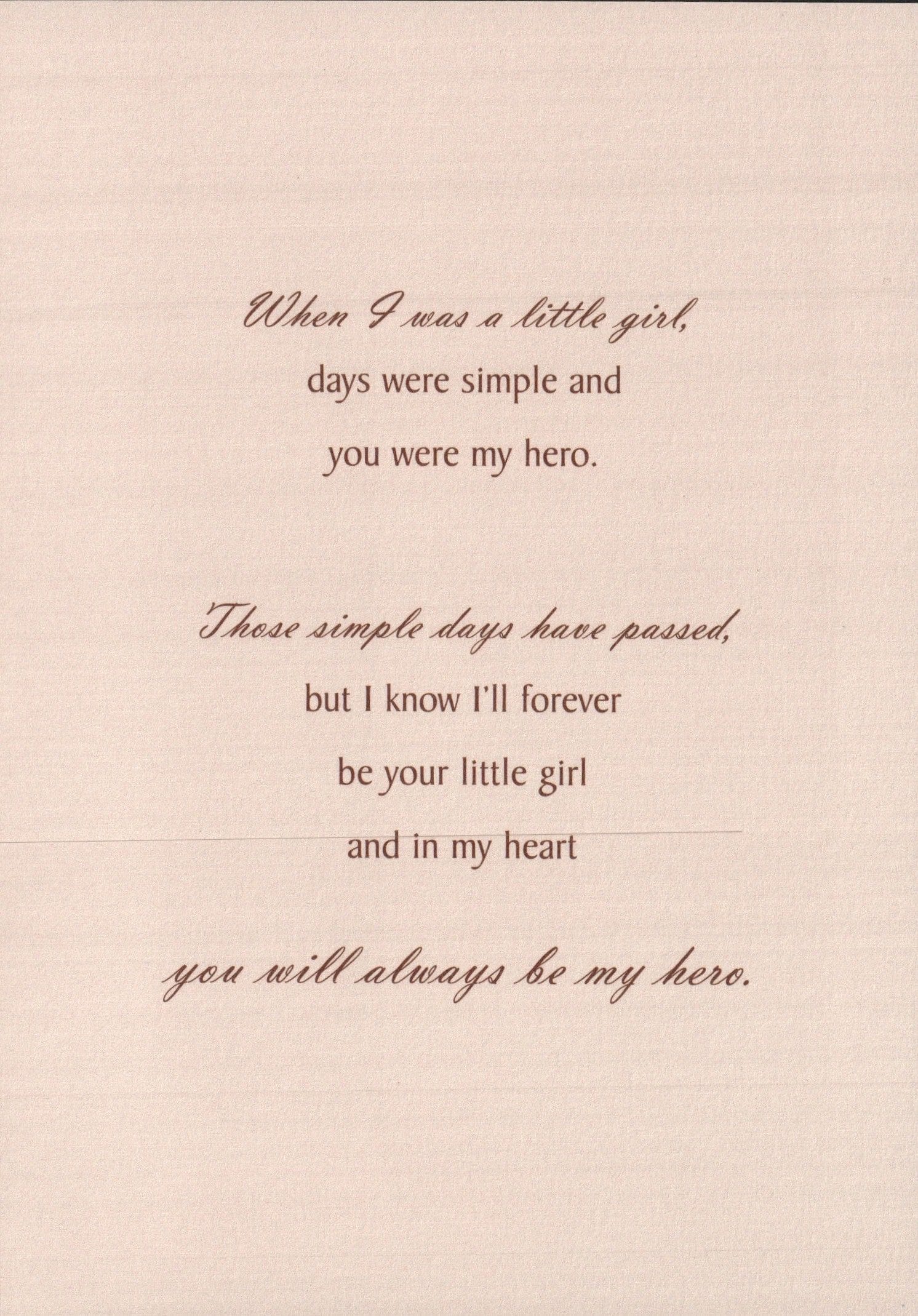 Father's Day Card - Forever Your Little Girl - Shelburne Country Store